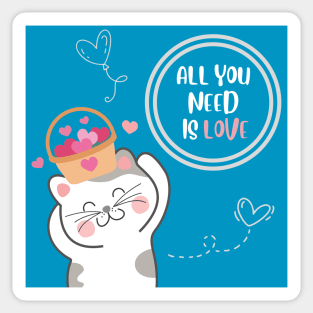 All you need is love Sticker